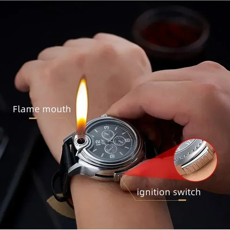 2025 Outdoor Metal Gas Lighter – Windproof Portable Inflatable Flame Lighter, Cool Fashion Gift for Smoking