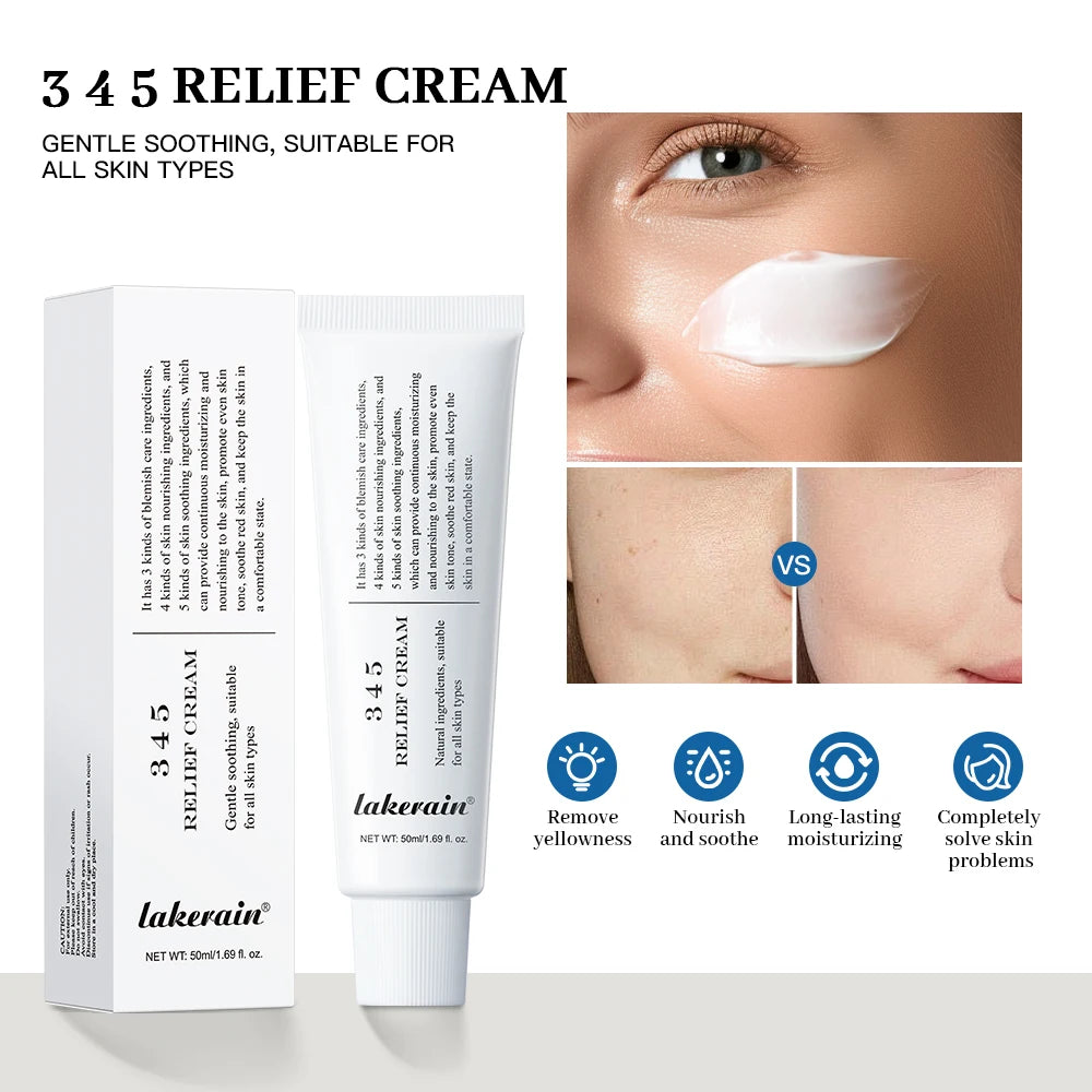 345 Relief Cream – Soothing Skincare Solution to Address Blemishes, Nourish Skin & Promote Healthy Complexion
