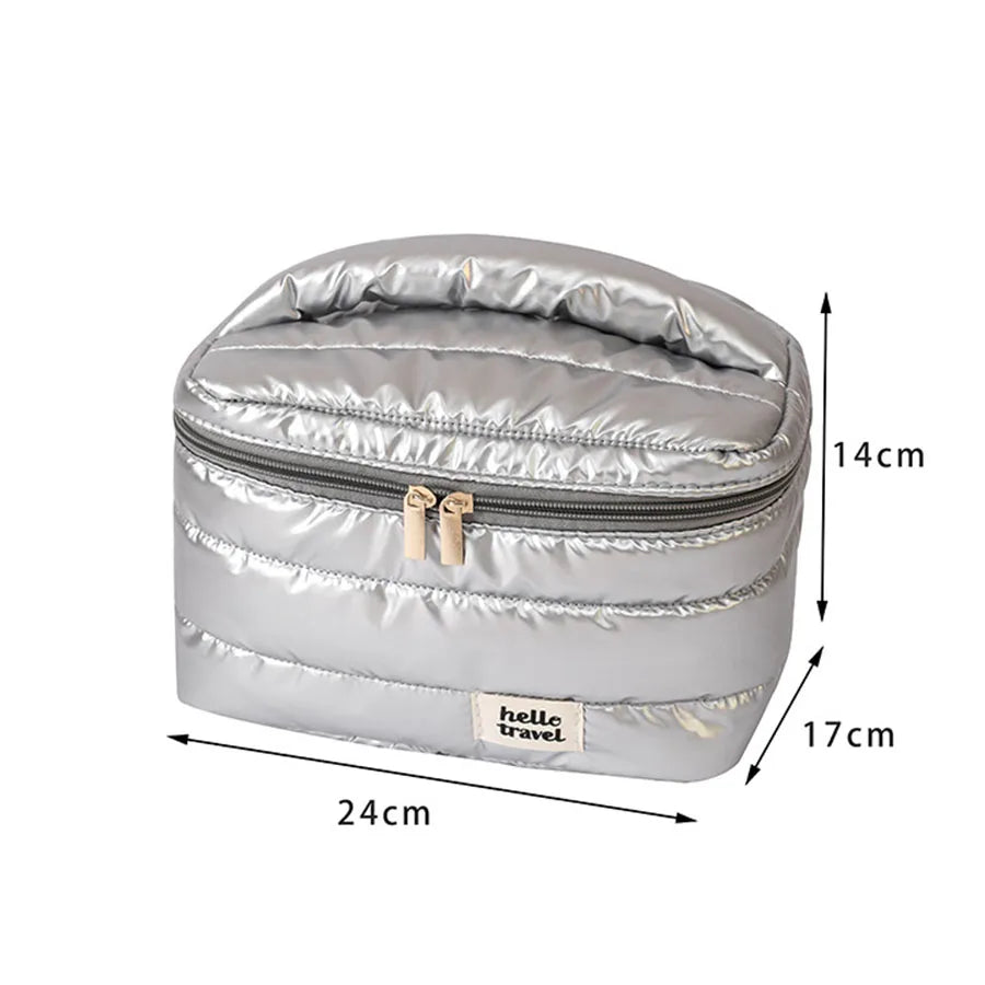 Large Capacity Makeup Bag – Portable Cosmetic and Toiletry Storage Bag, Travel Organizer Washbag