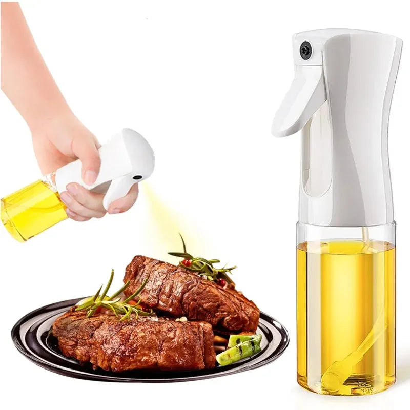 Oil Spray Bottle - 200/300/500ml Cooking Olive Oil Sprayer for BBQ Baking Vinegar & Kitchen Use
