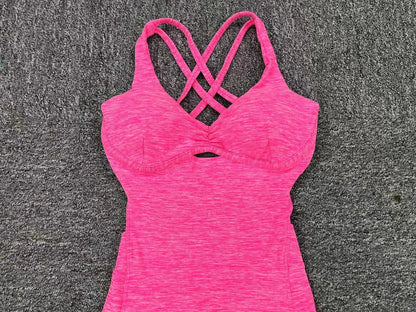 Women’s Black Sporty Jumpsuit – 2025 Workout Yoga Gym Set with Push-Up Fitness Overalls