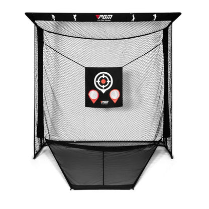 PGM Golf Practice Net with Automatic Ball Return – Swing Training Cage with Cutting Rod & Ball Machine for Golf Practice Equipment LXW031