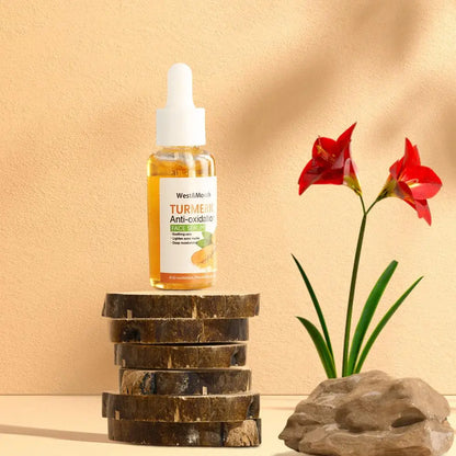 Turmeric Face Whitening Serum – Anti-Oxidation Dark Spot Corrector for Facial Brightening & Skin Clarity