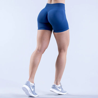 Women’s Impact Seamless Yoga Shorts — Scrunch Bum Low Waist Butt-Lifting Gym & Running Workout Leggings