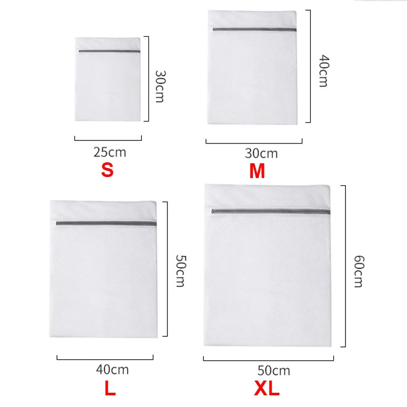 Mesh Laundry Bags Set – 4PCS/1PC Coarse Net Wash Bags for Washing Machines, Bra & Clothing Protector