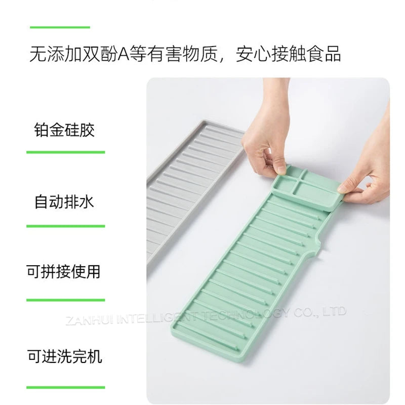 Kitchen Sink Splash Guard & Faucet Mat — Multipurpose Drip Catcher Tray for Dish Drying, Sponge & Kitchen Use