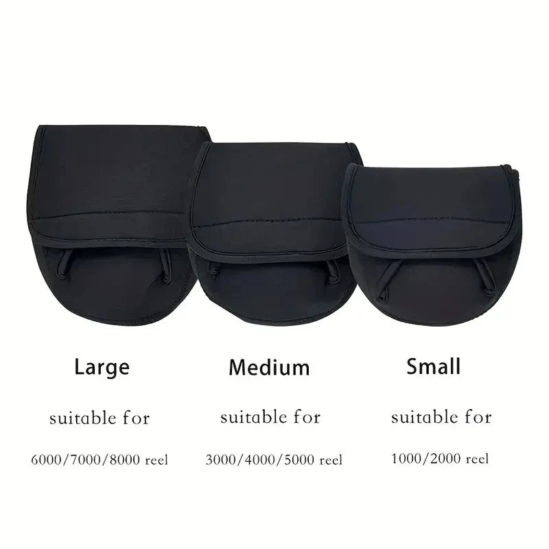 Portable Waterproof Fishing Reel Cover Bag – Spinning Wheel Protective Storage Case (1–3PCS Set) for Outdoor Fishing Gear