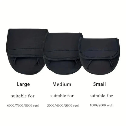 Portable Waterproof Fishing Reel Cover Bag – Spinning Wheel Protective Storage Case (1–3PCS Set) for Outdoor Fishing Gear