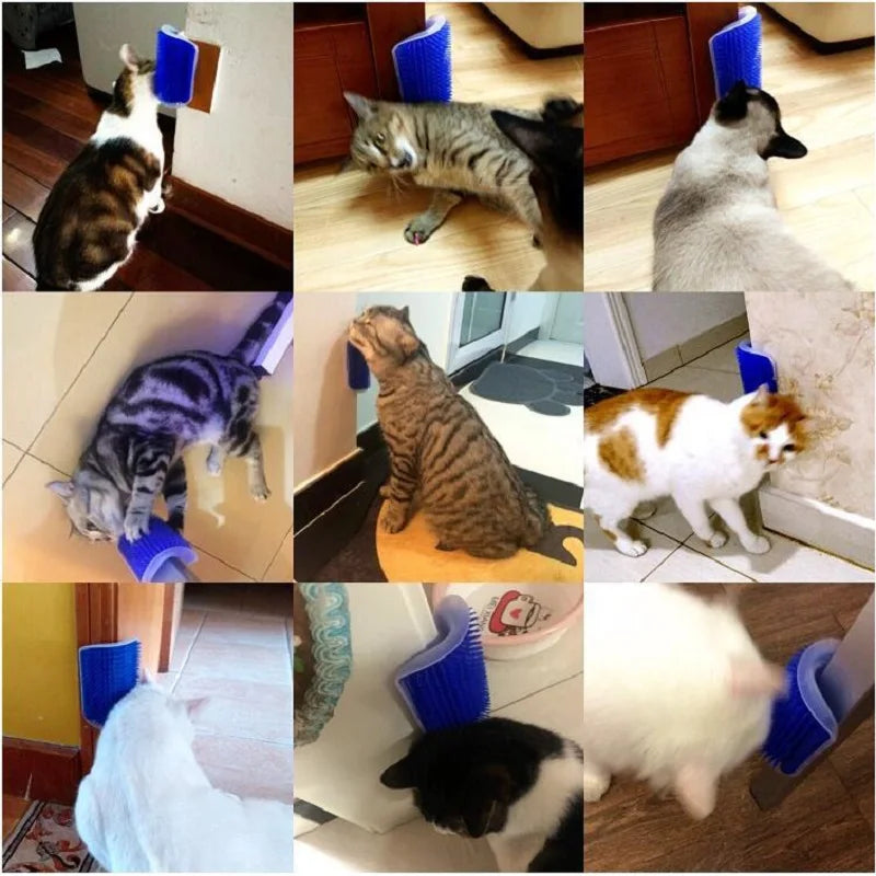Cat Scratcher & Massager – Pet Grooming Brush for Cats & Dogs, Hair Removal Comb & Scratching Tool