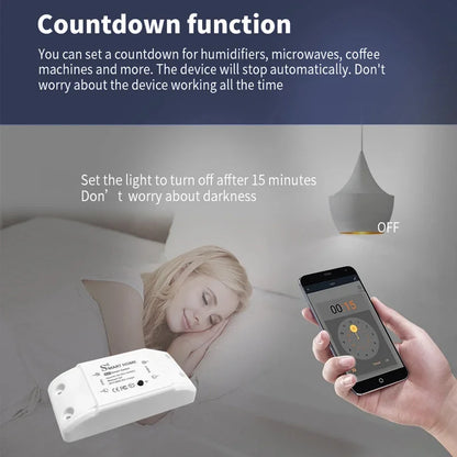 Tuya WiFi Smart Switch – Wireless APP Controller with Timer, Smart Life Compatible Universal Breaker, Bluetooth Enabled Home Automation Switch