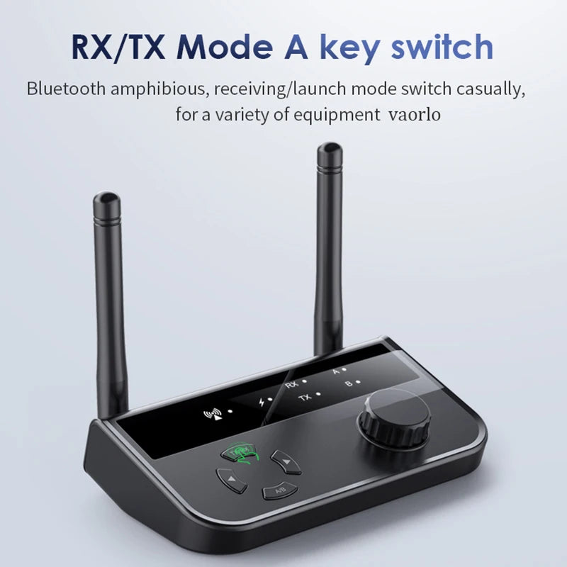2-in-1 Bluetooth 5.3 Audio Receiver & Transmitter | 3.5mm AUX RCA Wireless Adapter for TV, Car, PC, Headphones