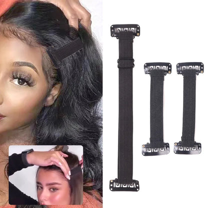 Effortless Face Contouring with Bb Clip Face Line Belt - Elastic Anti-Wrinkle Straps for Adjustable Eye and Face Tightening, 1.5cm Hair Band Included