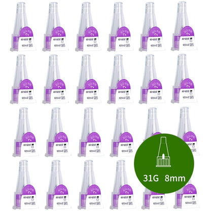 10/20/30/50/100PCS Magic Pen Tip Cartridges — 3ml Empty Cassette Bottles with Individual Packaging for Lilly Insulin Pen (4mm/6mm/8mm)