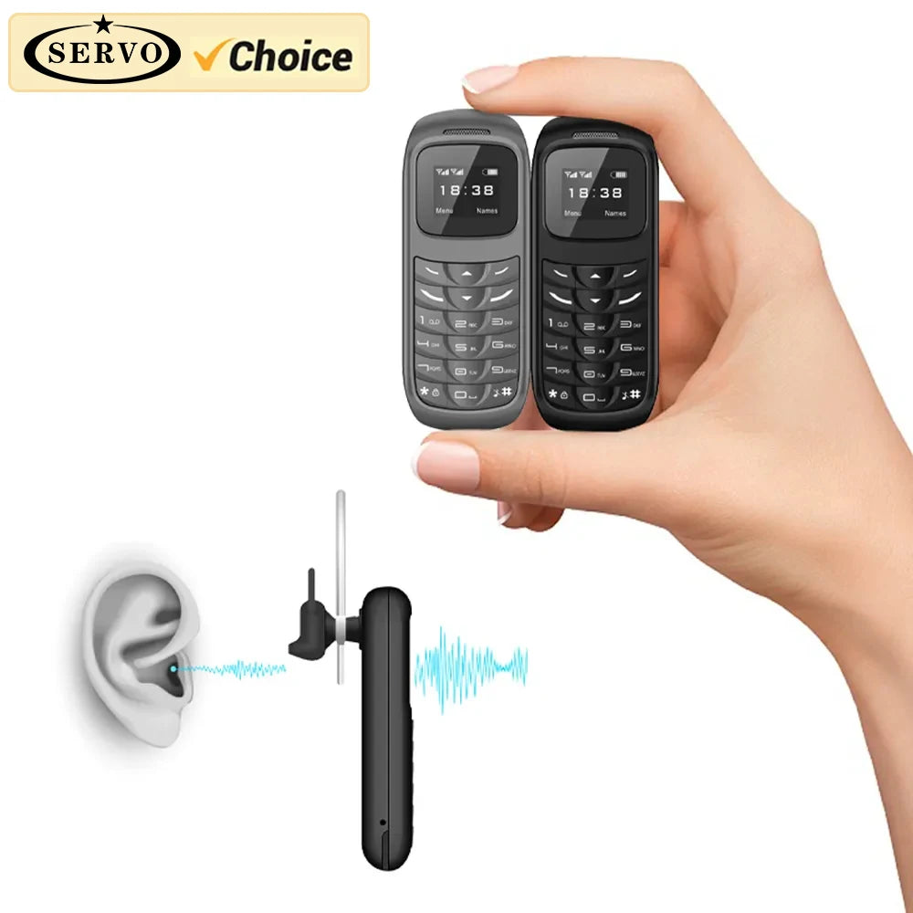 Unlocked Mini Mobile Phone – Bluetooth, Voice Changer, Automatic Call Recording, Magic Voice, Portable Cheap Cellphone