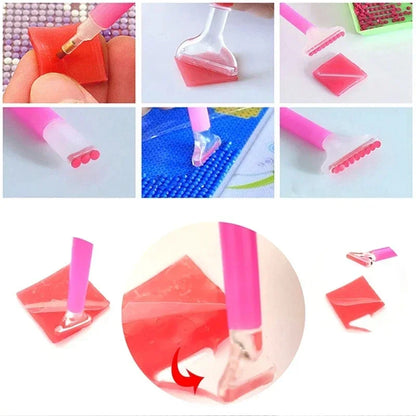 Diamond Painting Wax Glue - 10-100PCS Embroidery Tool Accessory for Diamond Art Crafts