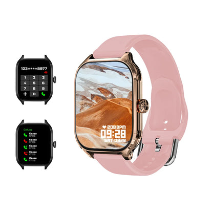 LAXASFIT H9 Promax Smartwatch – Bluetooth Call Answering, Heart Rate & SpO2 Monitoring, Calorie Tracking Fitness Watch