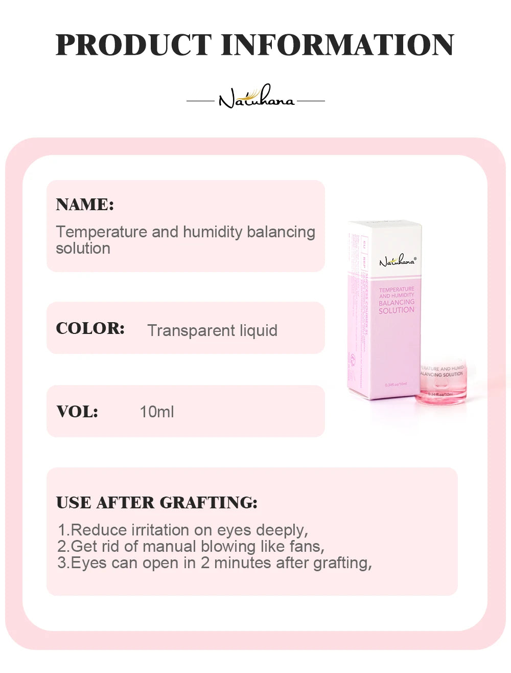 NATUHANA Super Bonder Eyelash Glue – Quick-Drying Long-Lasting Adhesive for Eyelash Extensions