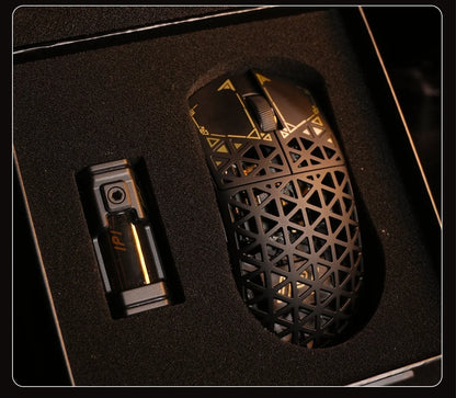 IPI Piao Float Wireless Gaming Mouse — Dual 8K Carbon Hell Out, 3-Mode Bluetooth, Lightweight Esports Custom Mouse for PC & Laptop