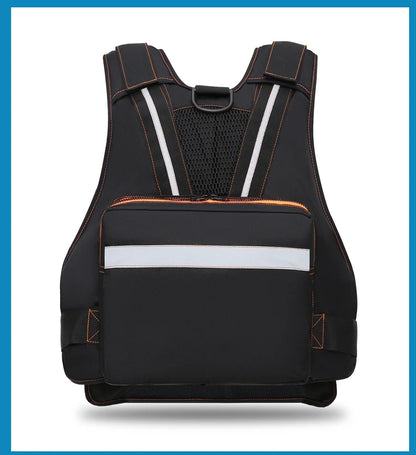 Multi-Functional Life Jacket Vest for Outdoor Fishing – Safety Vest with Storage Pockets & Buoyant Materials