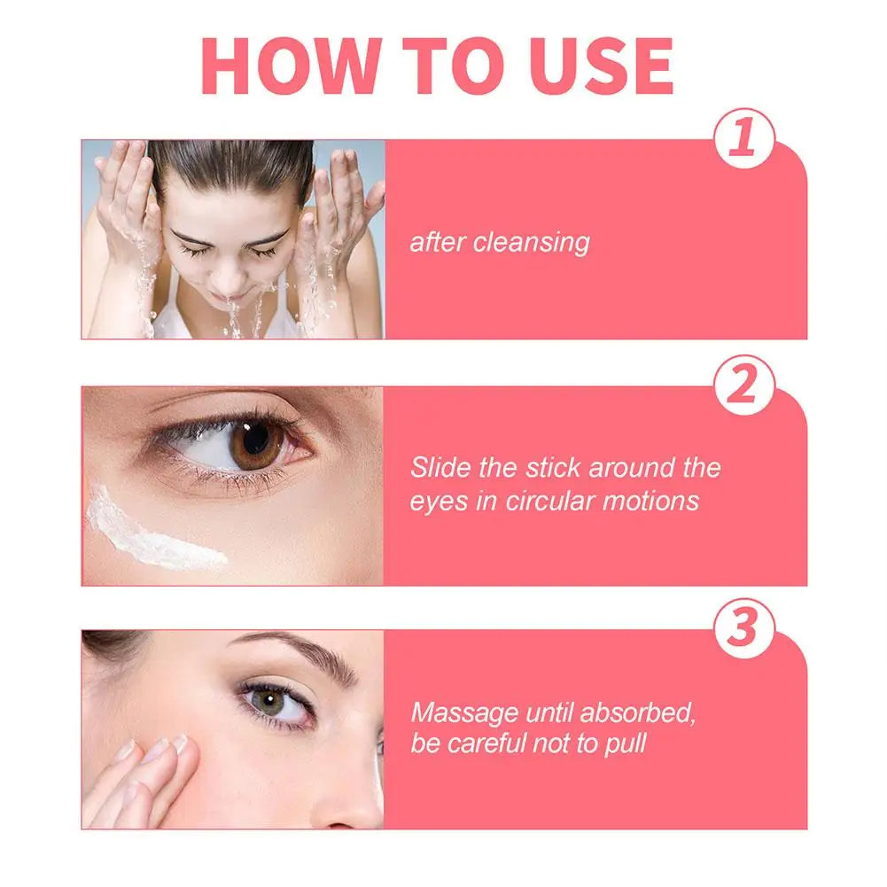 Retinol Eye Cream for Dark Circles and Firming – Instant Repair Serum Stick for Women