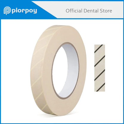 PIORPOY Dental Sterilization Indicator Tape – Autoclave Sterilizer Material for Oral Care (12/19/25mm)