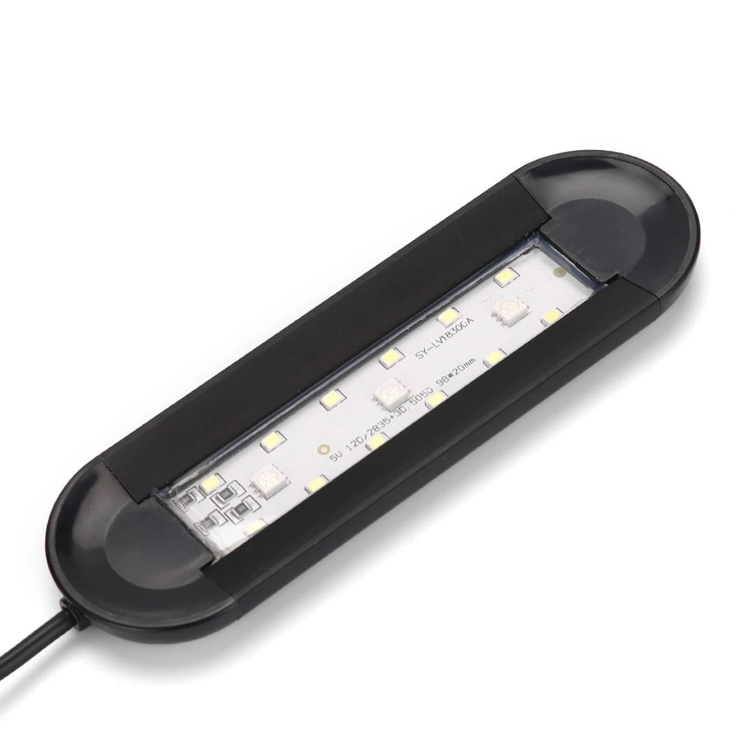 Aquarium LED Light with Timer – Full Spectrum Fish Tank Lamp for Water Plants, USB Aquatic Light