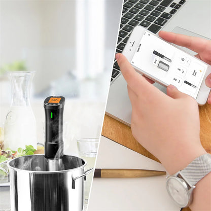 INKBIRD ISV-200W Wi-Fi Sous Vide Precision Cooker – Powerful Durable Stainless Steel Immersion Circulator