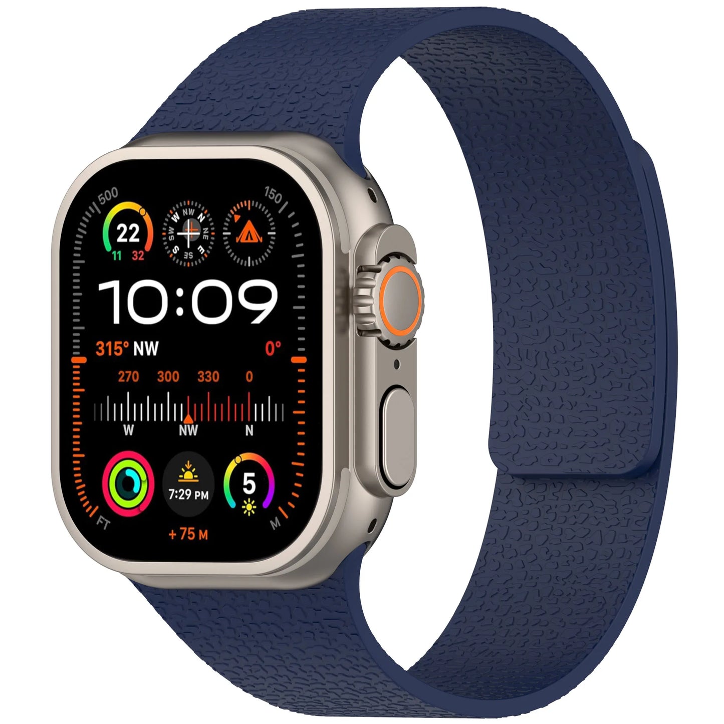 Magnetic Apple Watch Strap – Compatible with Ultra 2, Series 6–10 & SE (38mm–49mm) iWatch Bracelet