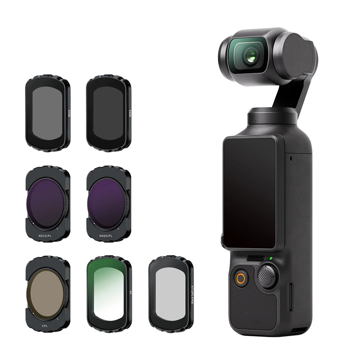 DJI Osmo Pocket 3 Magnetic Filter Kit - UV CPL ND8/16/32/64 Camera Lens Filters