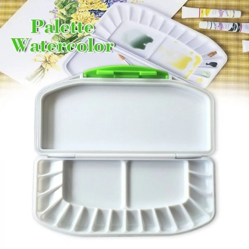 Professional Folding Watercolor Palette — Airtight, Leak-Proof Art Supply for Acrylic & Oil Painting