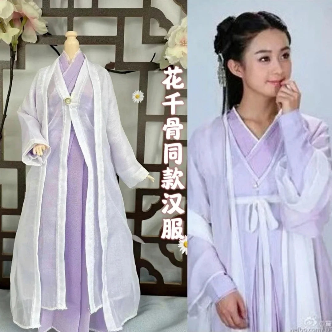 30cm 1/6 Scale Hanfu Doll – TV Drama Female Lead Figure with Costume Set for 12-Inch Bodies