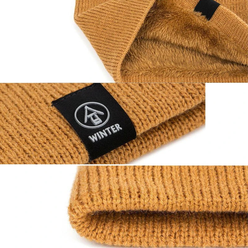 Soft Knitted Neck Warmer for Men & Women - Thick Winter Sports Scarf for Running, Skating & Hiking