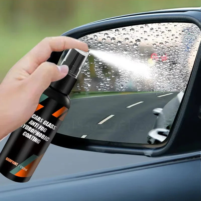 Car Glass Water Repellent Spray – Hydrophobic Anti-Rain Coating for Windshields, Windows, and Side Mirrors