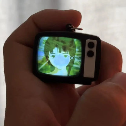 Mini TV Keychain Pendant - Anime Cosplay Bag Charm & Fan Gift Accessory