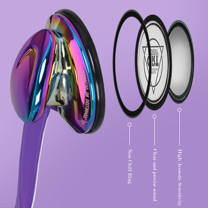 Professional Single Head Medical Stethoscope — Custom Engraved Cardiology Stethoscope for Nurses and Health Care Professionals