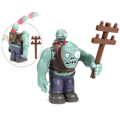 Plants vs Zombies 2 Giant Zombie Toy Set – Ice Pea & Jetpack Zombie Silicone Figures for Boys Gift