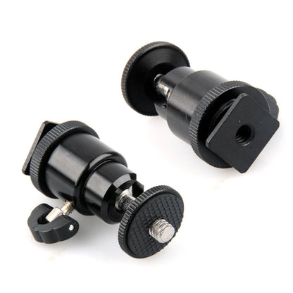 Hot Shoe Phone Clip Universal Mobile Holder Bracket with 1/4'' Screw Mount, Tripod Monopod Stand for SLR Camera