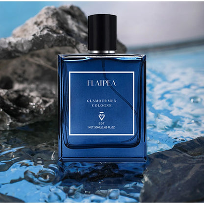 Blue Genuine Men’s Perfume, Citrusy Fresh Flowers & Fruits Fragrance, Long-Lasting Eau De Toilette