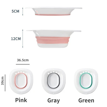 Collapsible Bidet Bathtub - Comfortable Sit Bath for Pregnant Women, Elderly, Postpartum Patients, and Toilet Medicated Flusher Accessories