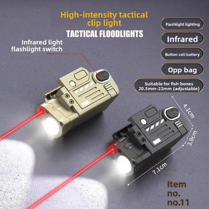 Universal 20mm Rail Toy Accessories - Under Mounted Transmitter & Flashlight Attachment Set