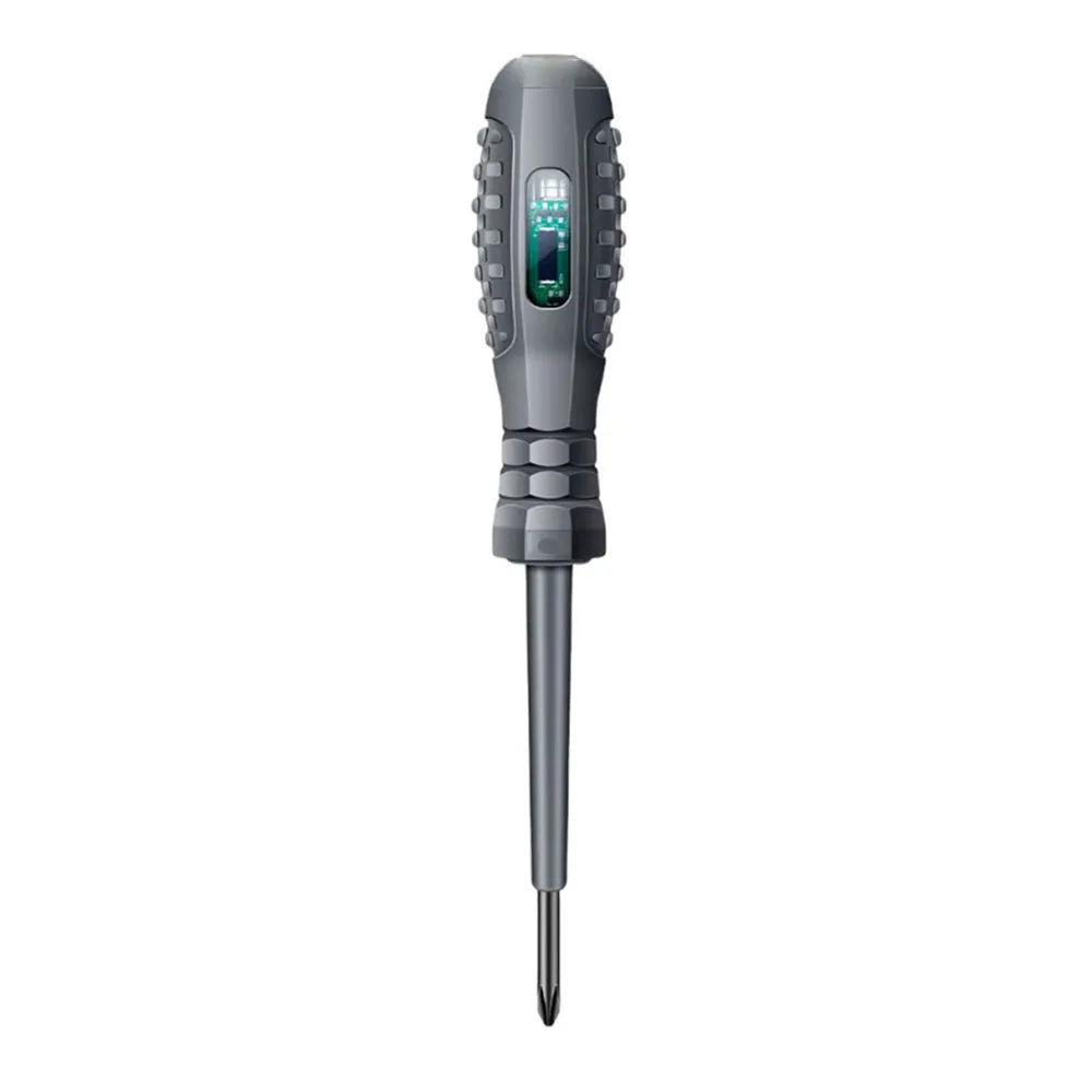 Non-Contact Voltage Tester Screwdriver - AC Electrical Test Pen with Red & Green Indicator Lights (70–600V)