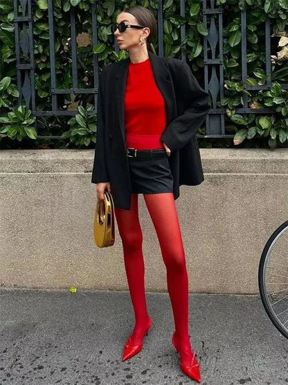 Talenza Women's Tights – Slim Stockings, Super Elastic Leggings, Large Size, Sexy Pantyhose for Spring, Autumn, Winter
