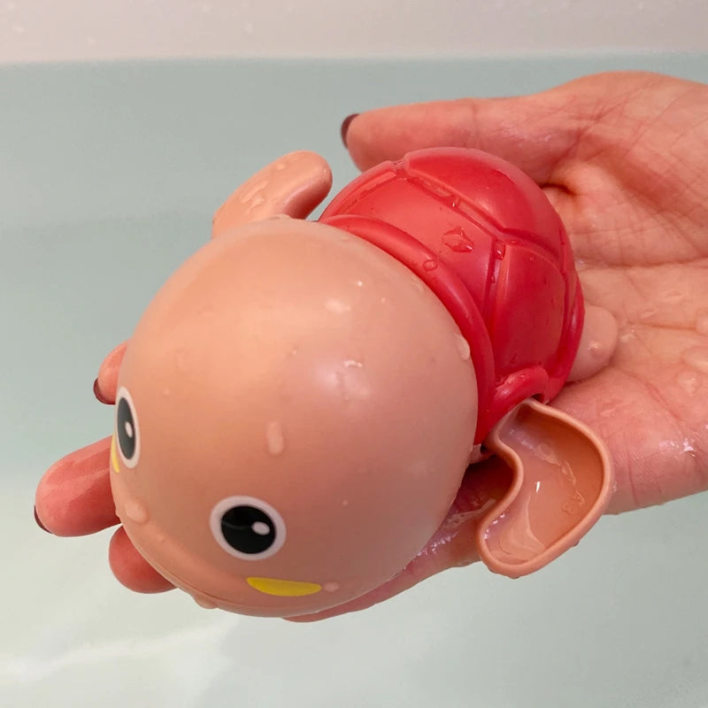 Baby Bath Toys Clockwork Swimming Animals – Cute Kids Bath & Shower Water Play Toys for Bathtub Fun and Learning