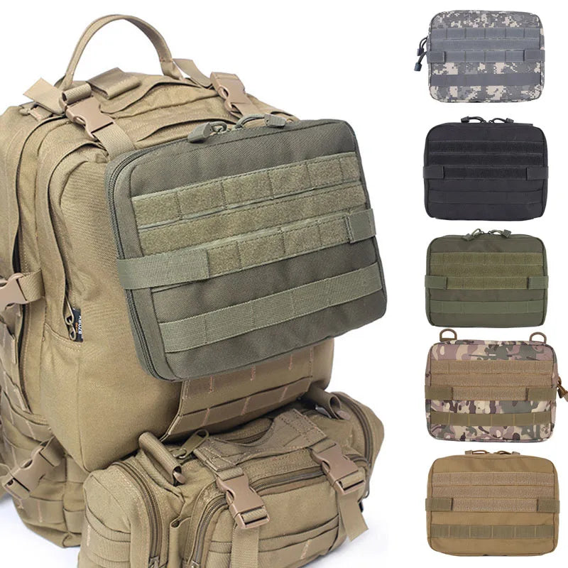 Molle Tactical EMT Pouch - Outdoor Emergency Medical Pack, Multi-Tool Kit EDC Bag for Camping and Hunting