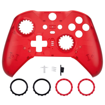 eXtremeRate Xbox One Elite Series 2 Controller Faceplate Shell Replacement Kit Model 1797 – Scarlet Red Housing Cover