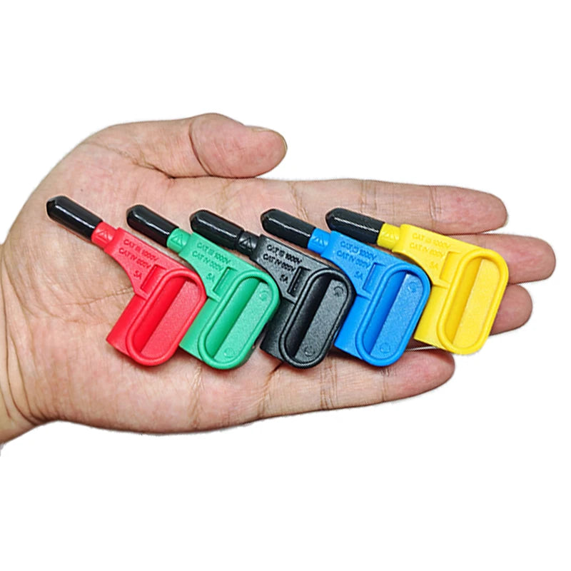 Magnetic Test Probes - Back Probe Leads for Digital Multimeters and Megohmmeters, Quick-Connect Set