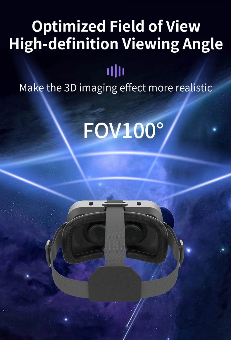 Shinecon 3D VR Glasses – Virtual Reality Headset with Controller for Smartphone Gaming
