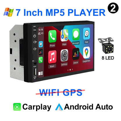 CAIXI 2Din Android 14 Car Radio — Universal CarPlay GPS Multimedia Autoradio for Toyota, Nissan, Jeep, Hyundai, Kia, Chevrolet, VW & Fiat