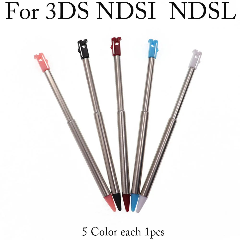 Touch Screen Stylus Pen - Plastic & Metal Replacement Pen for NDSL, NDSi, 2DS, 3DS XL & Wii U