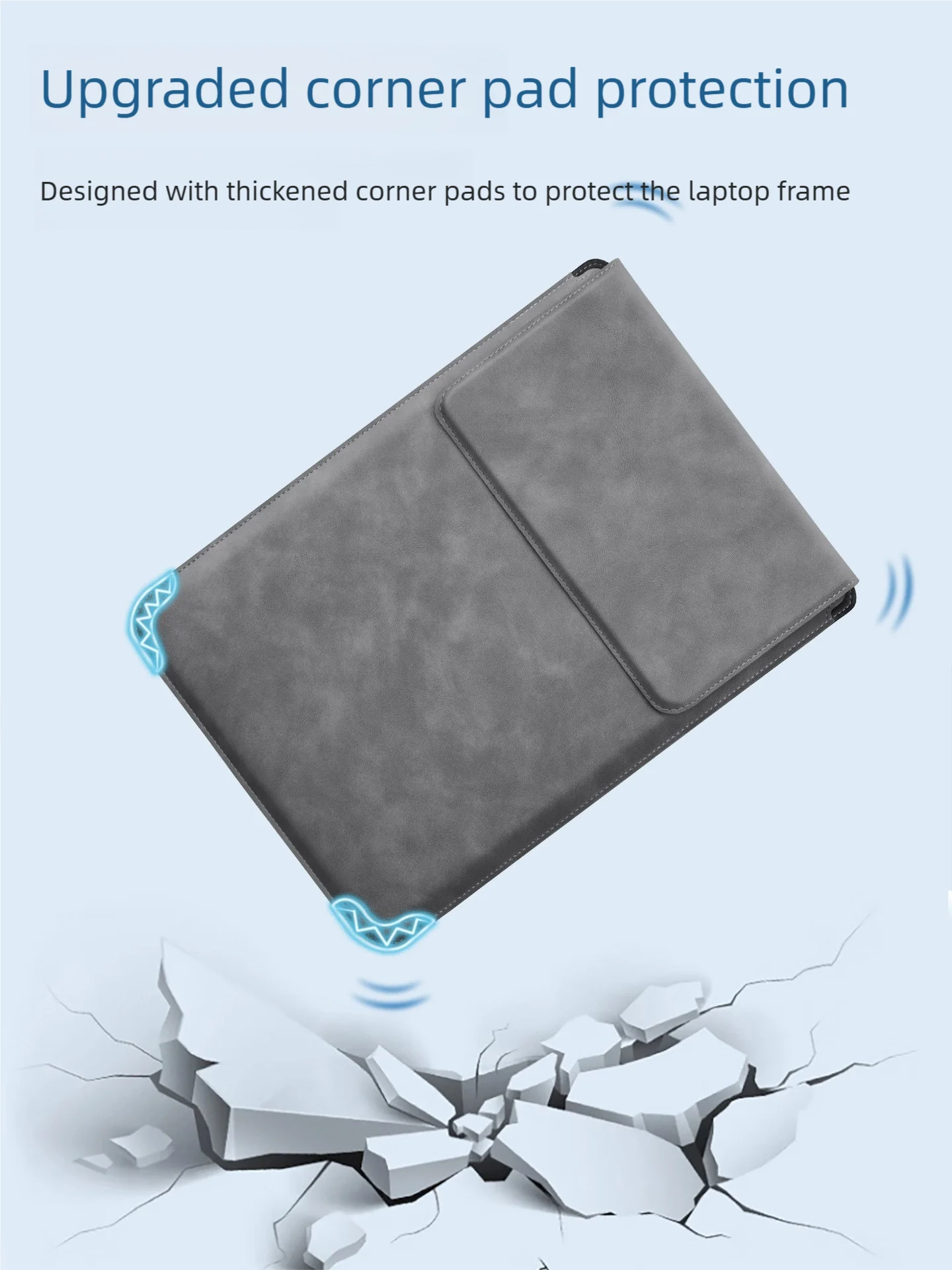 Laptop Sleeve Case 13–16 Inch – Notebook Bag with Stand for MacBook, Huawei, HP, Dell, Air & Pro, Unisex
